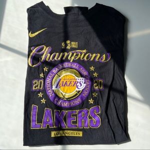 Nike Lakers 2020 Long Sleeve Championship Tee